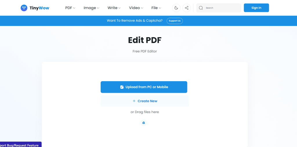 Best PDF Editor
Tiny Wow
